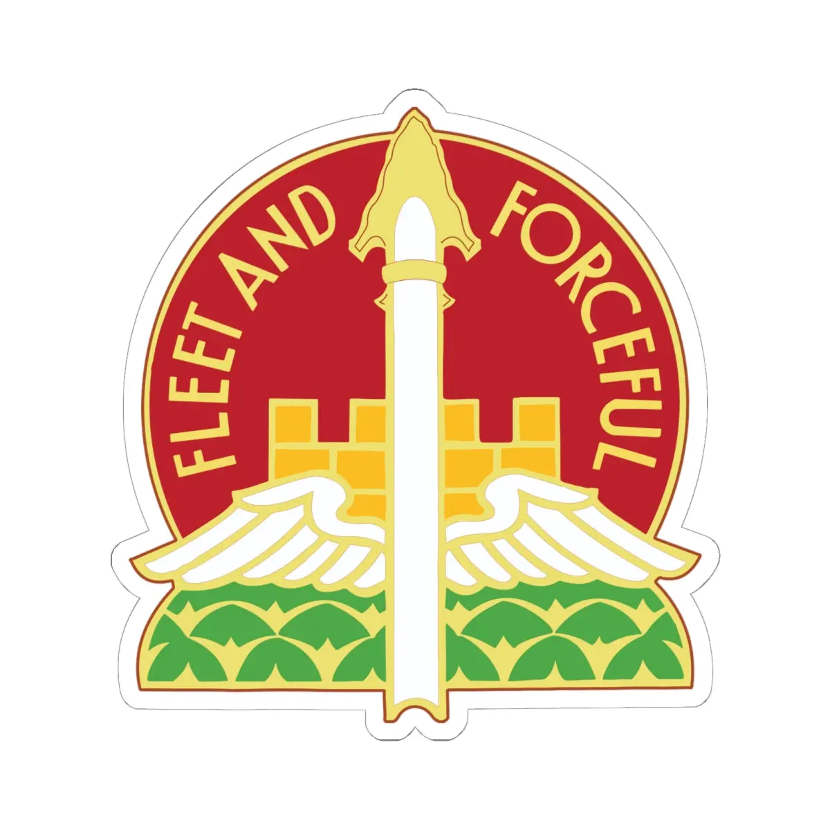 Kiss-Cut Stickers -88Th Artillery Group - Dui Wo Txt 1