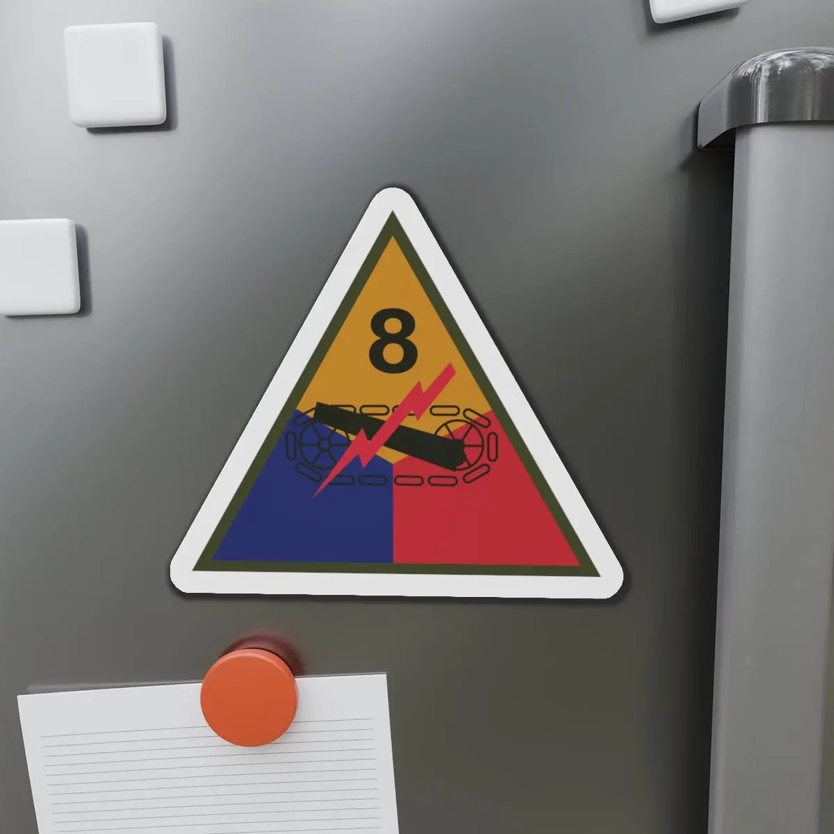 Die-Cut Magnets -Ssi - 8Th Armored Division X 300 1