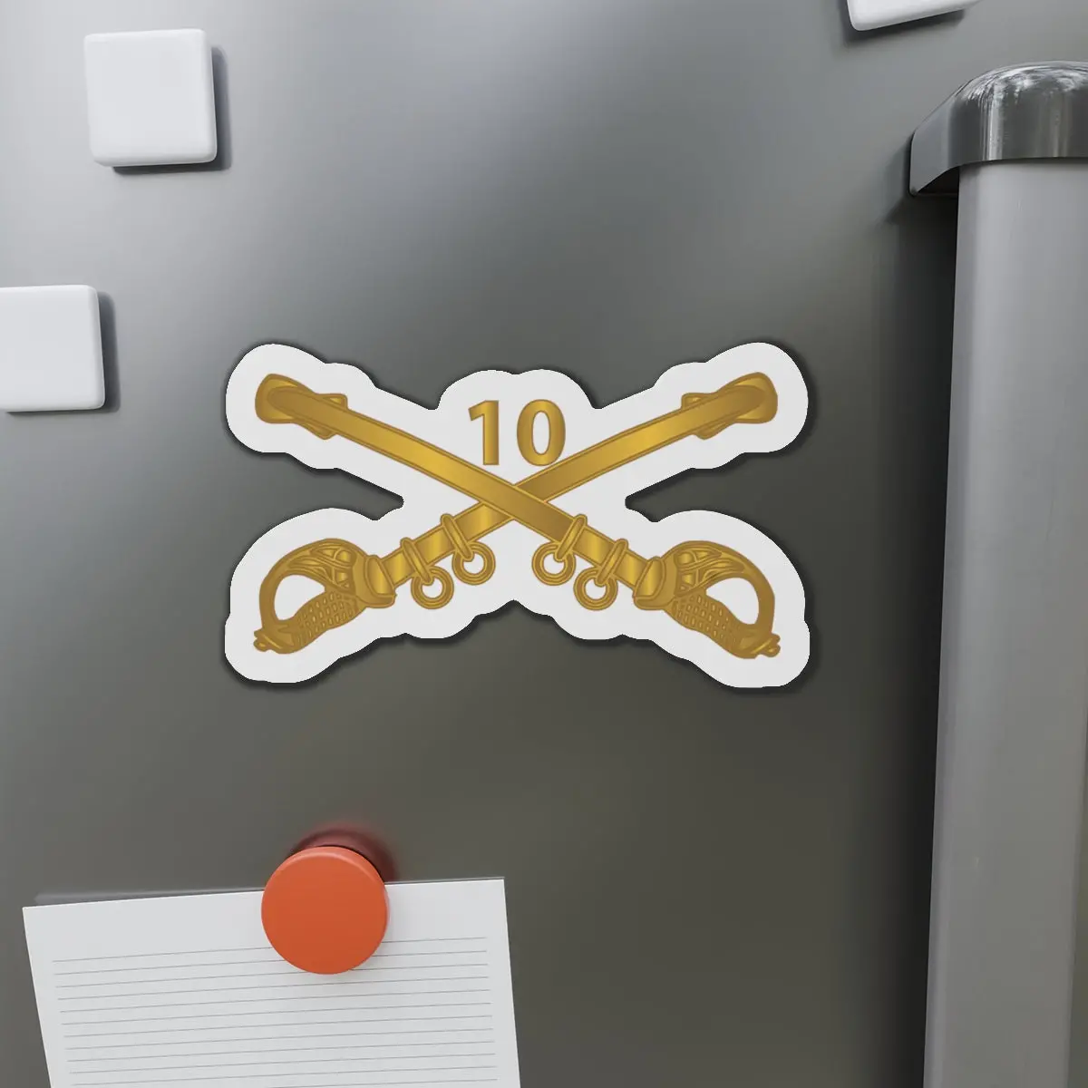 Die-Cut Magnets -Ssi - Army - 10Th Cavalry Branch Wo Txt X 300 1