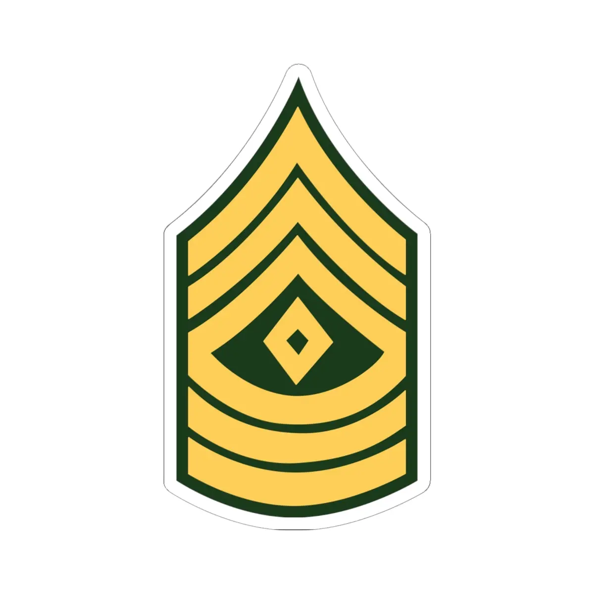 Kiss-Cut Stickers - Army - First Sergeant E-8 (1Sg) X 300 1