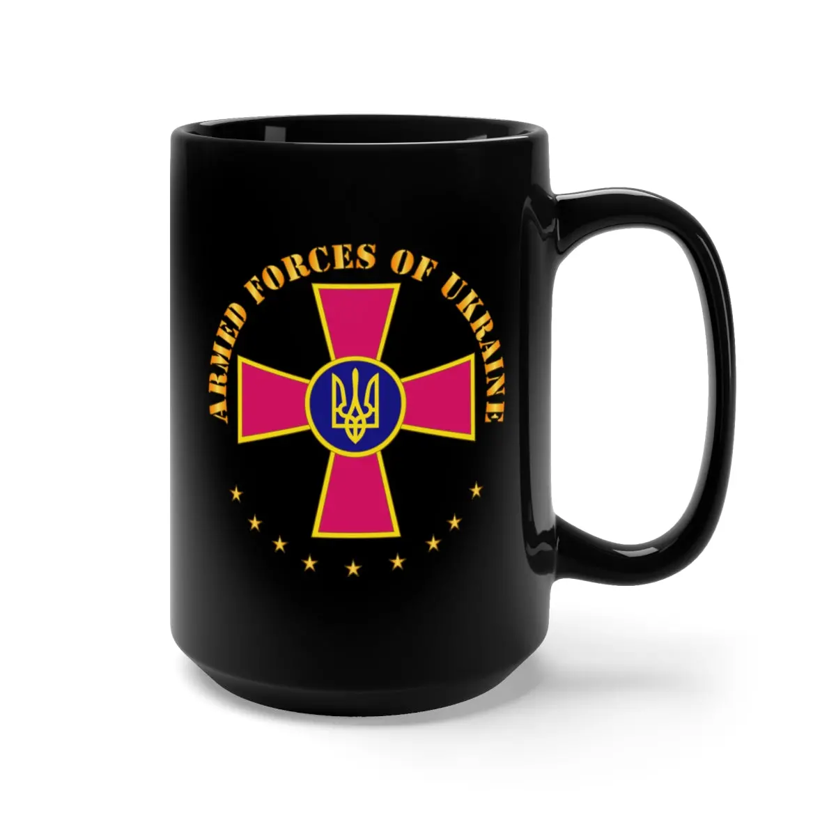 Black Mug 15Oz - Ukraine - Armed Forces Of Ukraine X 300 1