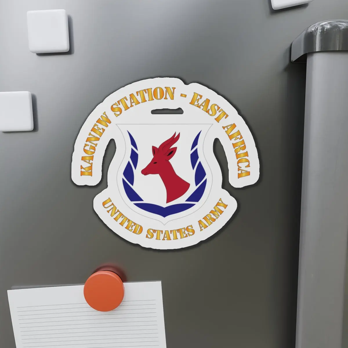 Die-Cut Magnets - Army - Kagnew Station - East Africa Wo Drop Shadow 1