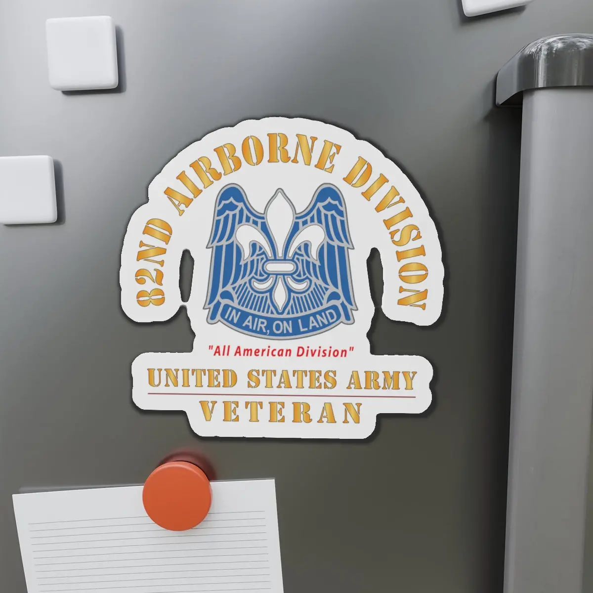 Die-Cut Magnets - Army - Dui - 82Nd Airborne Division - All American Division - Us Army Veteran X 300 1