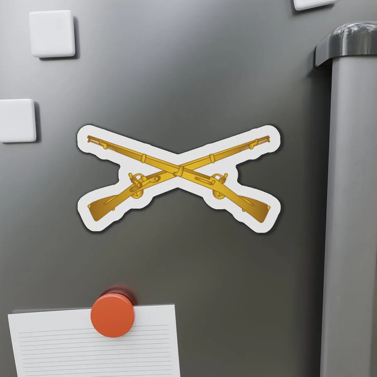 Die-Cut Magnets -Ssi -Army - Infantry Branch Wo Txt X 300 1