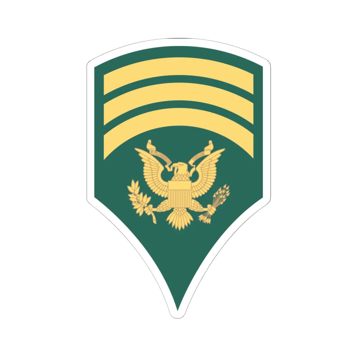Kiss-Cut Stickers - Army - Enlisted - Spec 7 - Specialist 7 - Std X 300 1