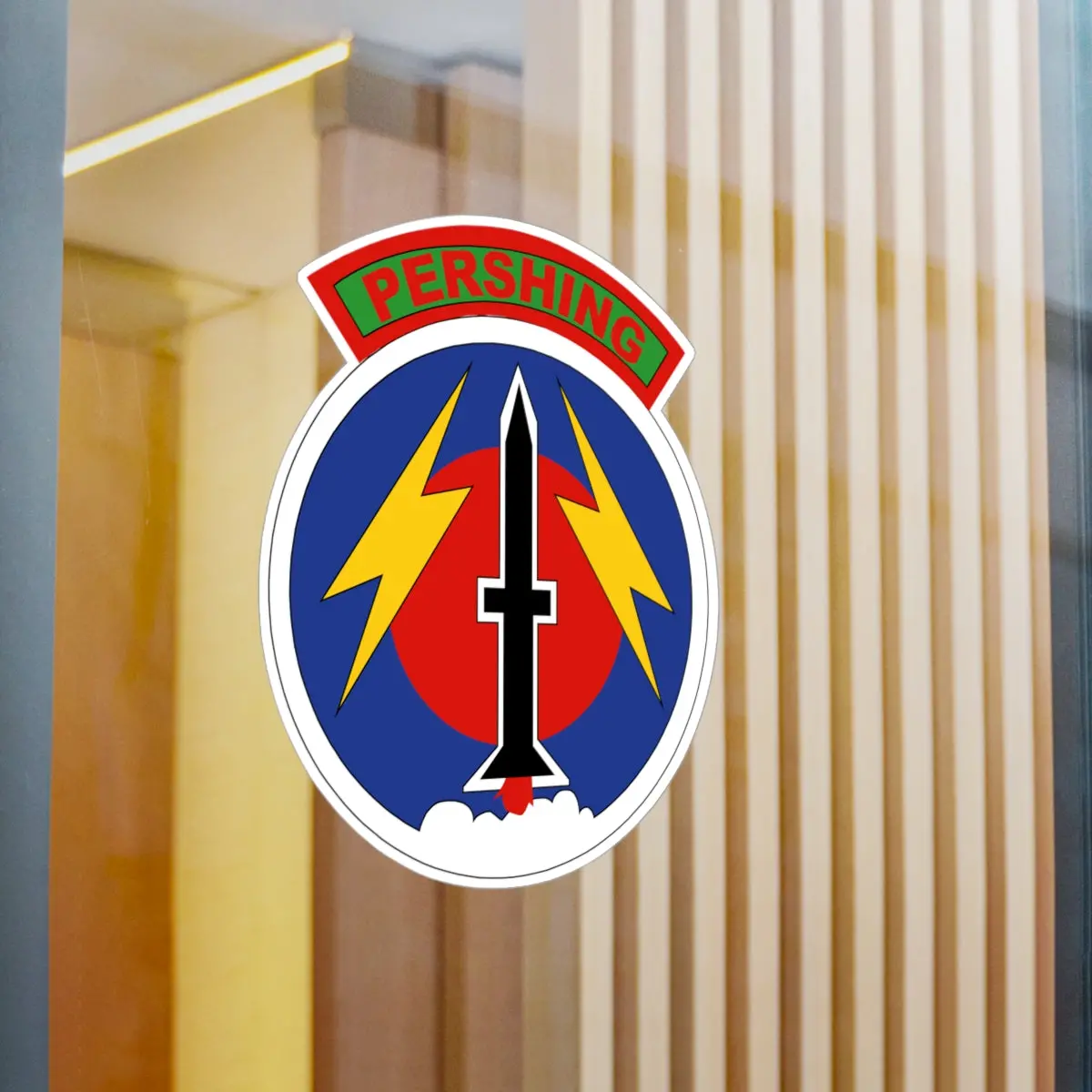 Kiss-Cut Vinyl Decals - Army - 56Th Artillery Command - Pershing 2