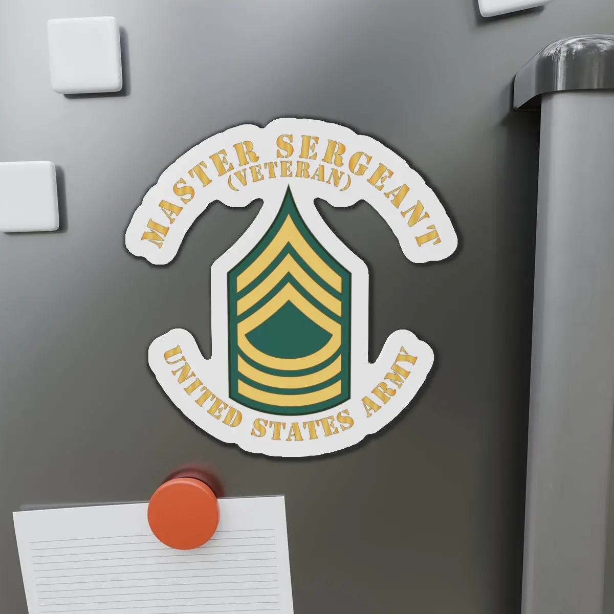 Die-Cut Magnets -Ssi -Army - Master Sergeant - Msg - Veteran - Flat X 300 1