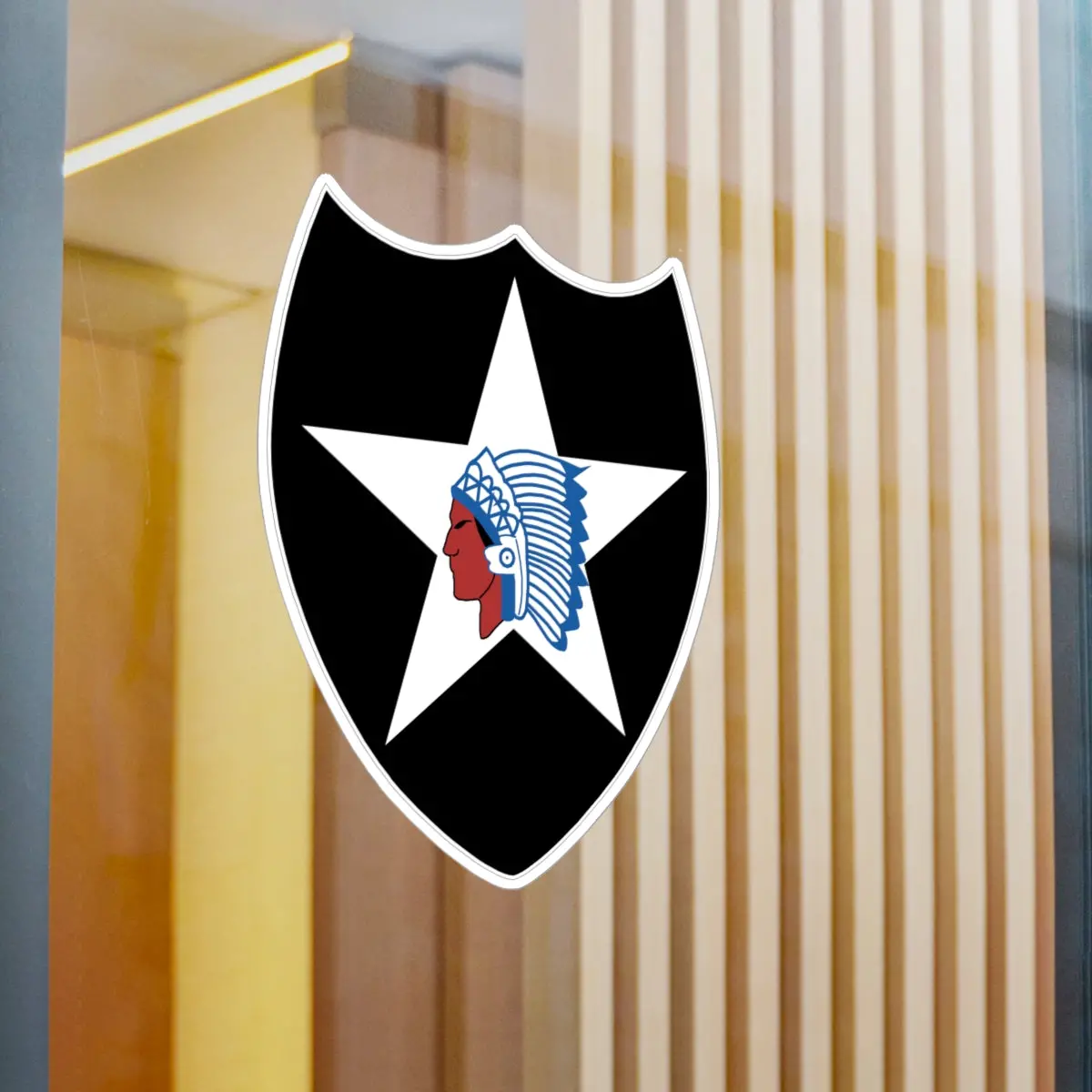 Kiss-Cut Vinyl Decals - Ssi - 2Nd Infantry Division Wo Txt X 300 1