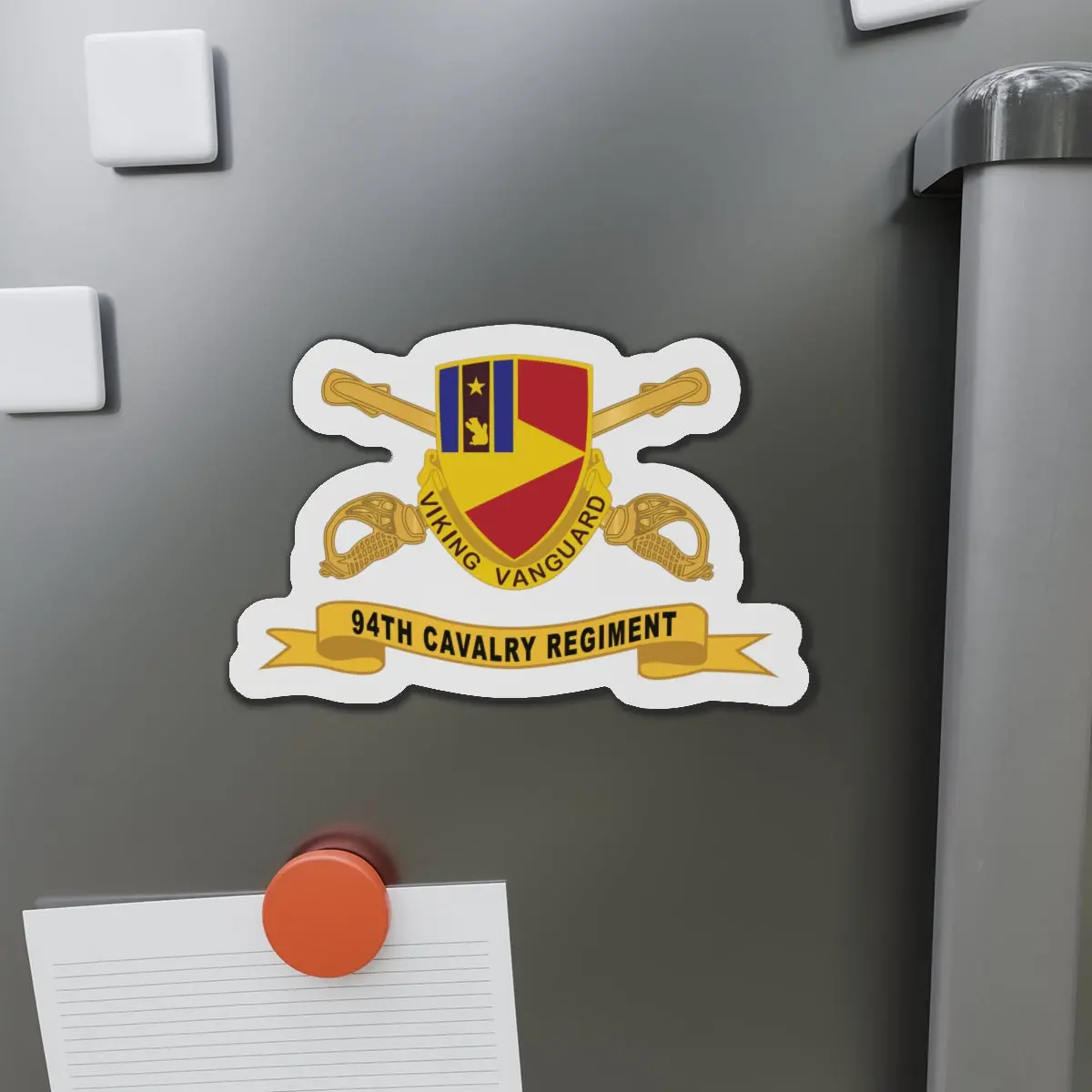 Die-Cut Magnets -Ssi - Army  - 94Th Cavalry Regiment W Br - Ribbon X 300 1