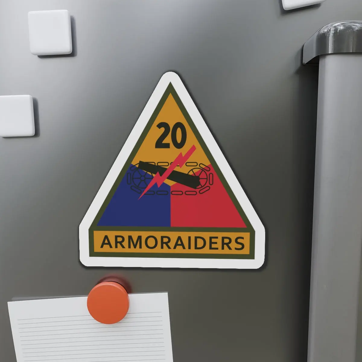 Die-Cut Magnets -Ssi - 20Th Armored Division W Name Tape X 300 1