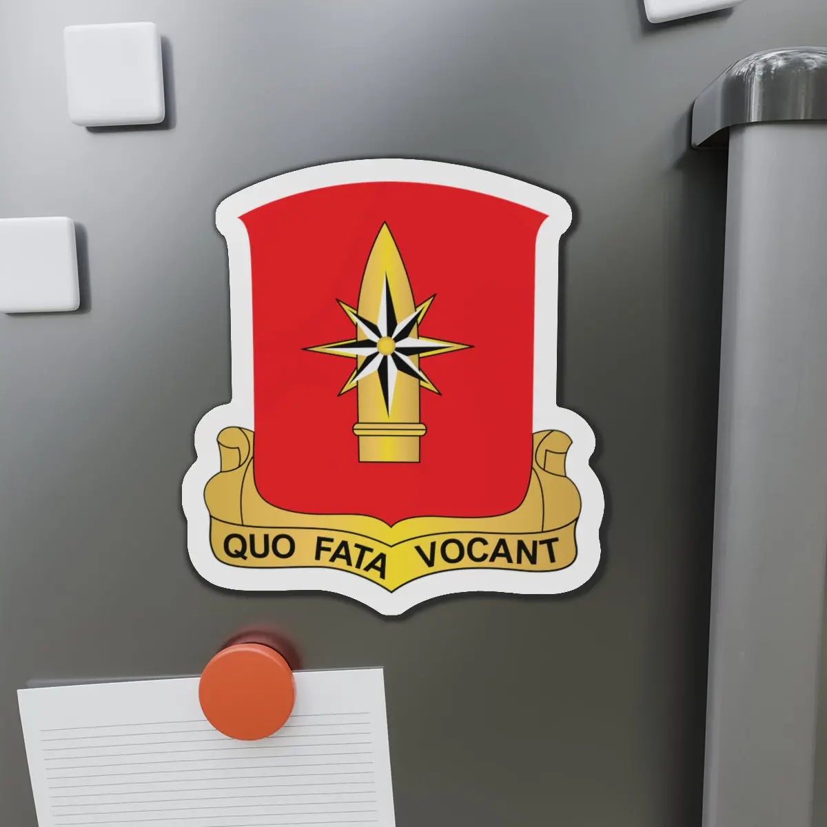 Die-Cut Magnets -Ssi -  43Rd Field Artillery Battalion - Red Wo Txt X 300 1