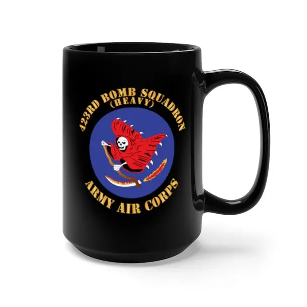 Black Mug 15Oz - Ssi - Aac - 423Rd Bomb Squadron X 300 2