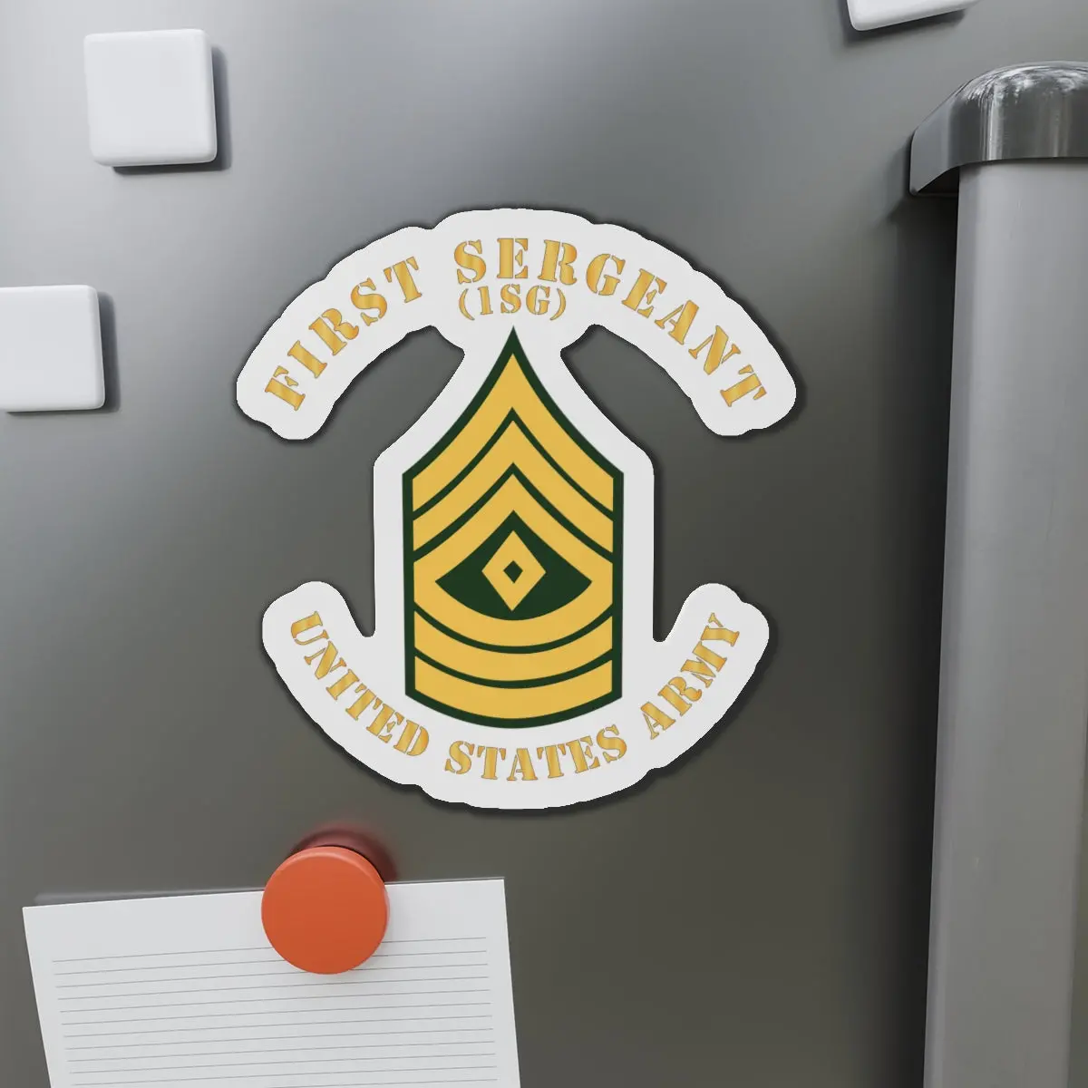Die-Cut Magnets -Ssi -Army - First Sergeant - 1Sg - Flat X 300 1