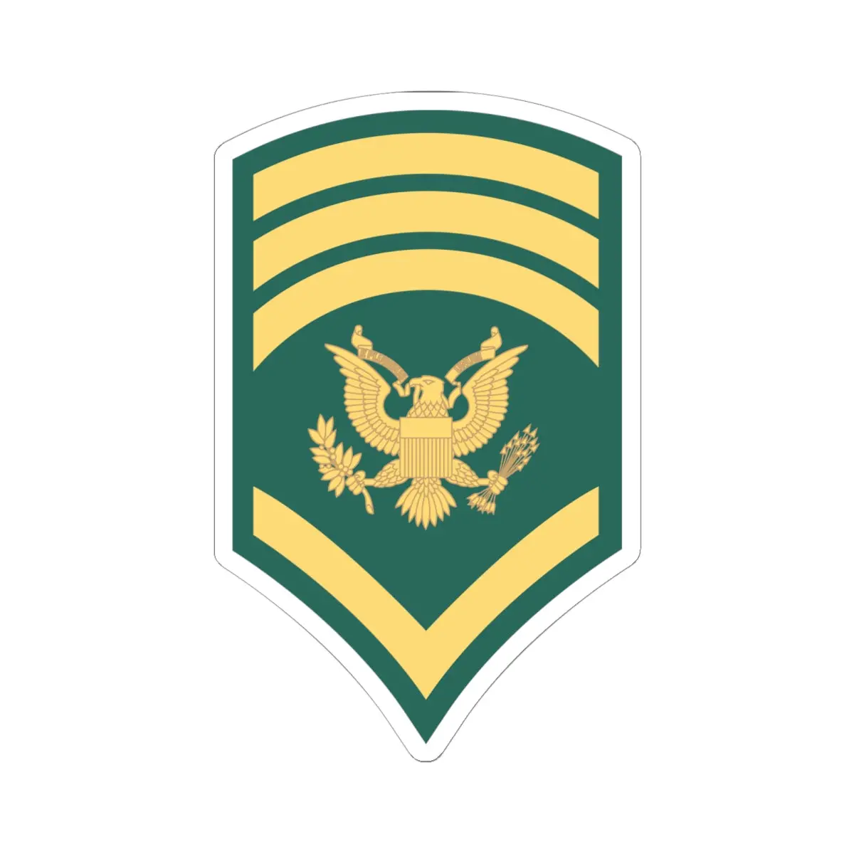 Kiss-Cut Stickers - Army - Enlisted - Spec 8 - Specialist 8 - Std X 300 1