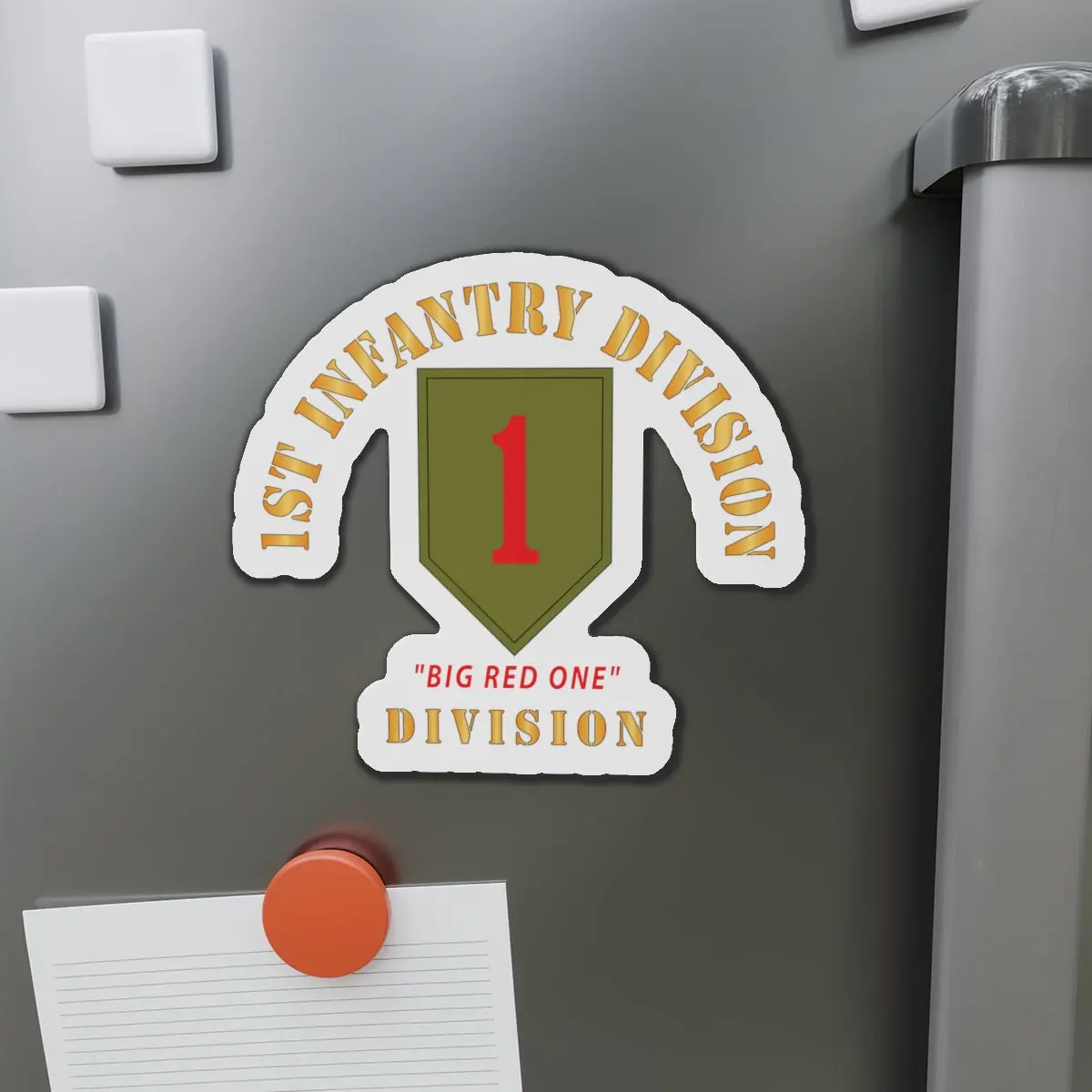 Die-Cut Magnets - 1St Infantry Division - Big Red One X 300 1