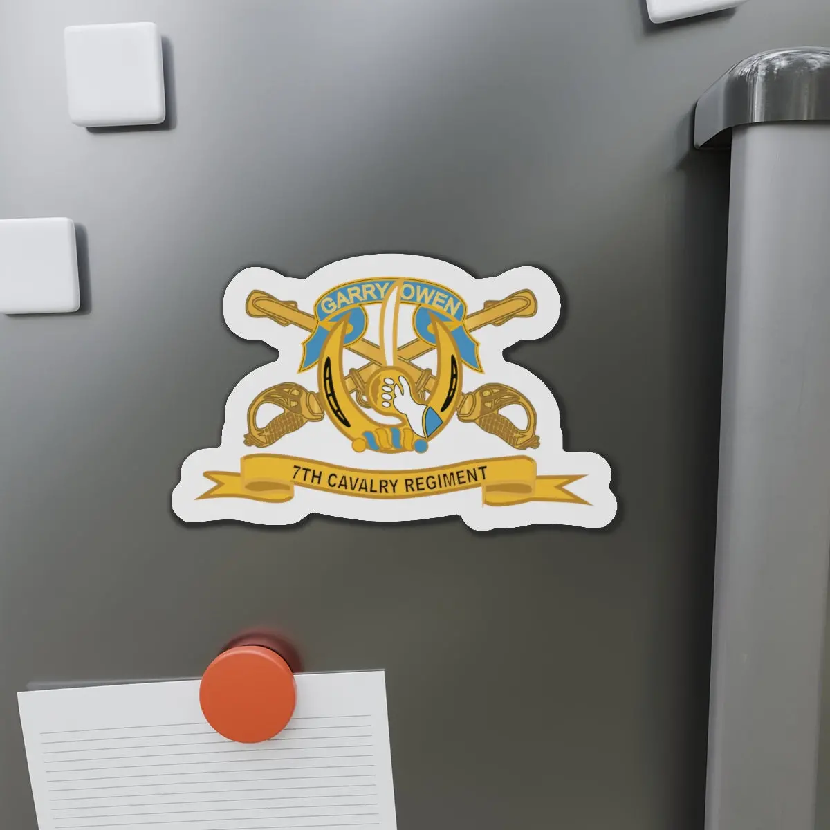 Die-Cut Magnets -Ssi-Army  - 7Th Cavalry Regiment W Br - Ribbon X 300 1