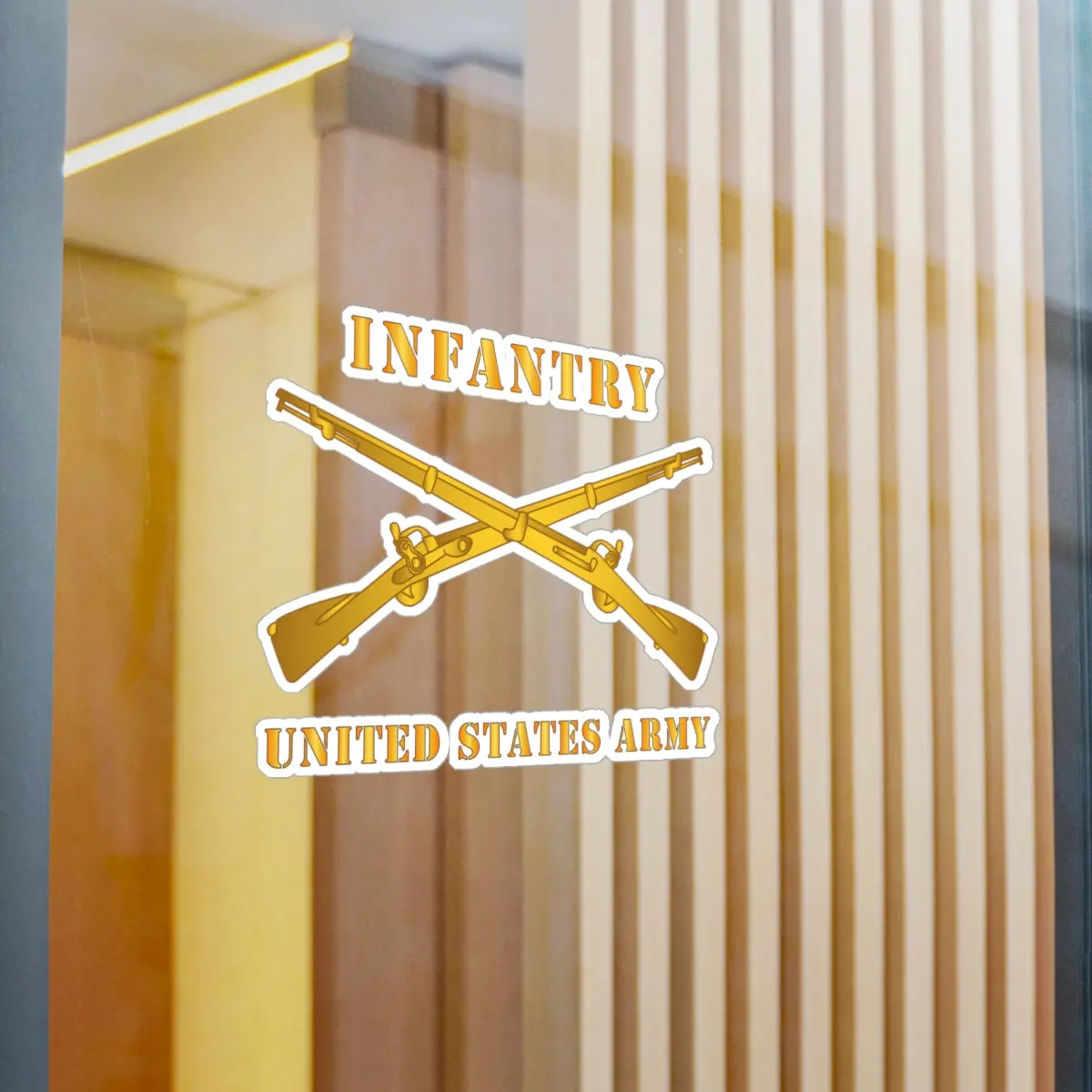 Kiss-Cut Vinyl Decals - Army - Infantry - Branch - Us Army X 300 2