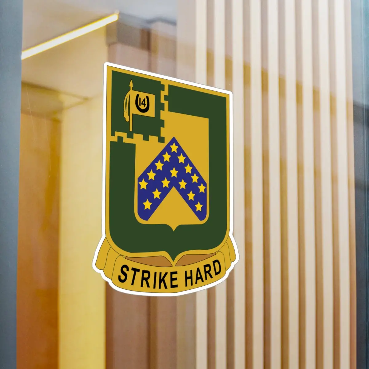 Kiss-Cut Vinyl Decals - Army  - 16Th Cavalry Regiment Wo Txt 1