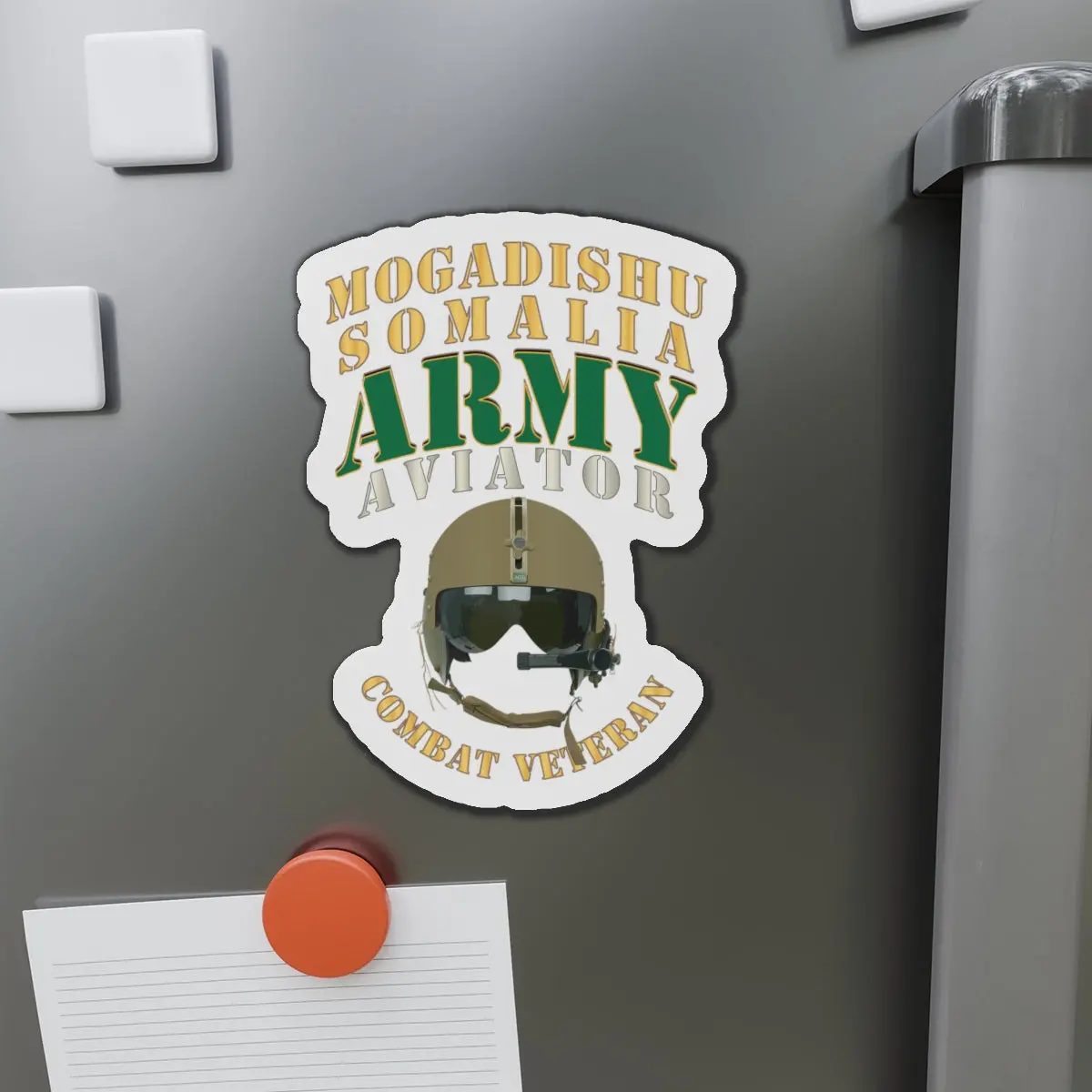 Die-Cut Magnets - Army - Army -  Aviator - Mogadishu, Somalia- Combat Vet X 300 1