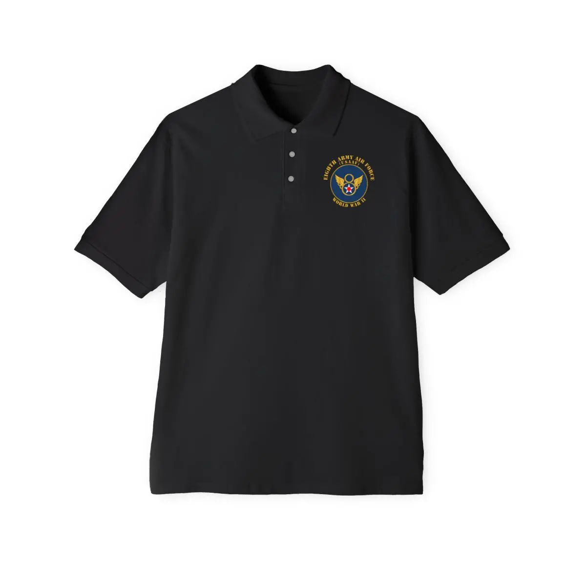 Men's Piqué Polo - 8Th Air Force - Wwii - Usaaf 2
