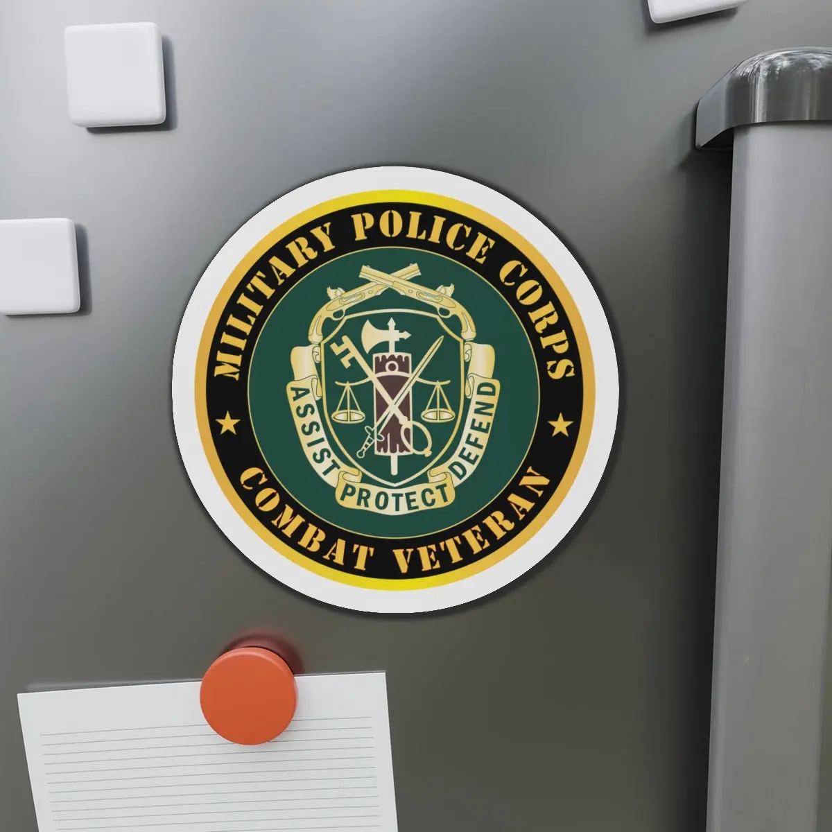 Die-Cut Magnets - Army - Military Police Corps Regimental Crest - Combat Veteran X 300 1