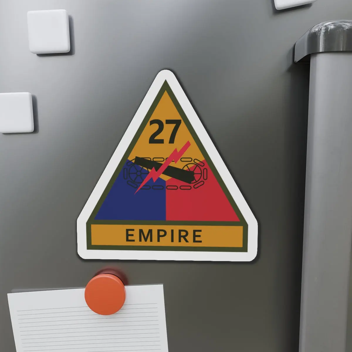 Die-Cut Magnets Ssi - 27Th Armored Division W Name Tape X 300 1