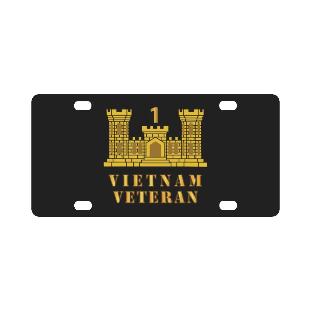 Army - 1St Engineer Battalion - Eng Branch - Vietnam Veteran Classic License Plate 1