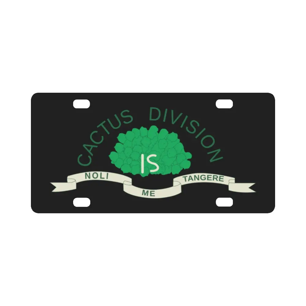 Ssi - 18Th Division X 300 Classic License Plate 1