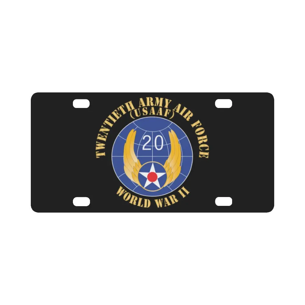 Ssi - Aac - 20Th Air Force - Wwii - Usaaf X 300 Classic License Plate 1