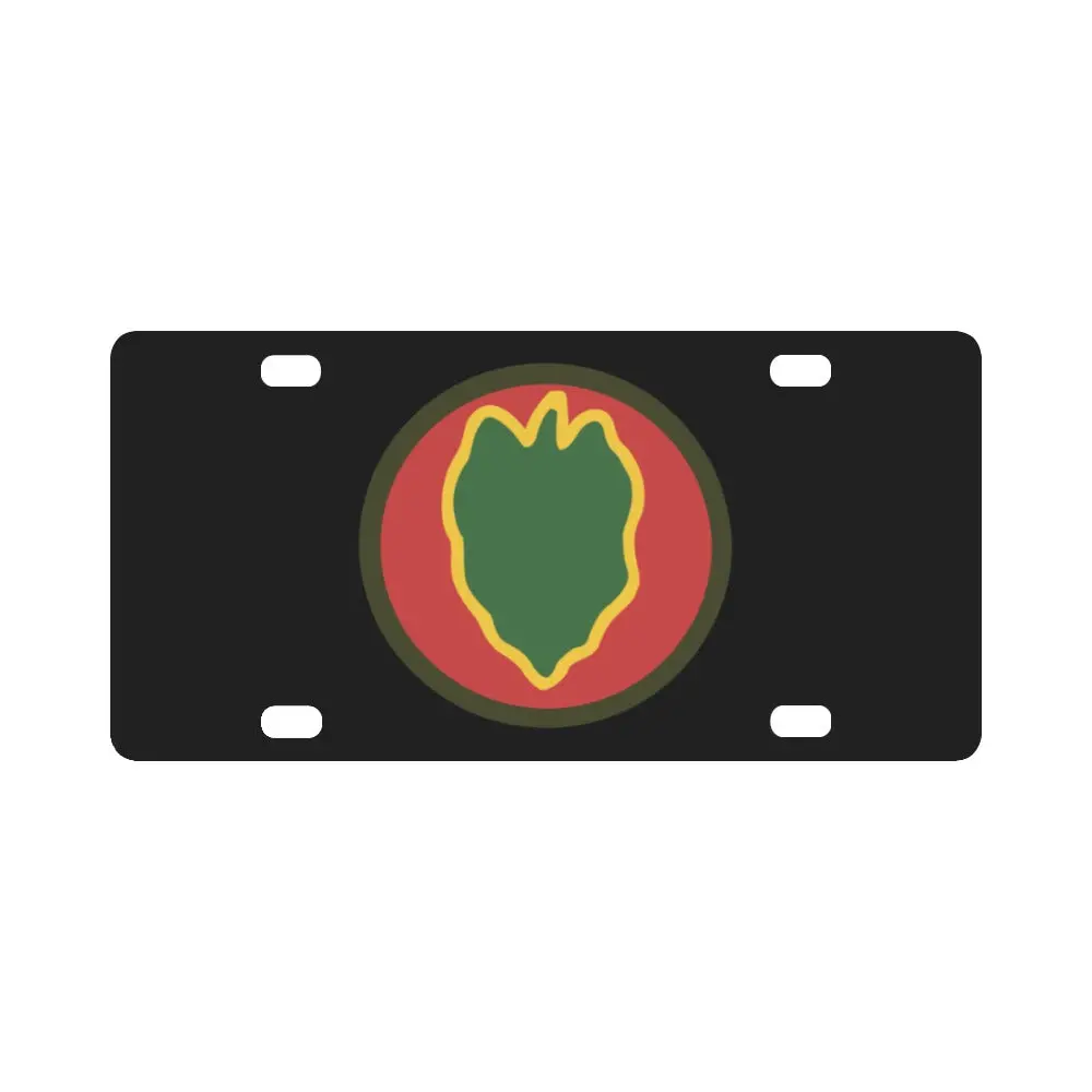 Ssi - 24Th Infantry Division X 300 Classic License Plate 1