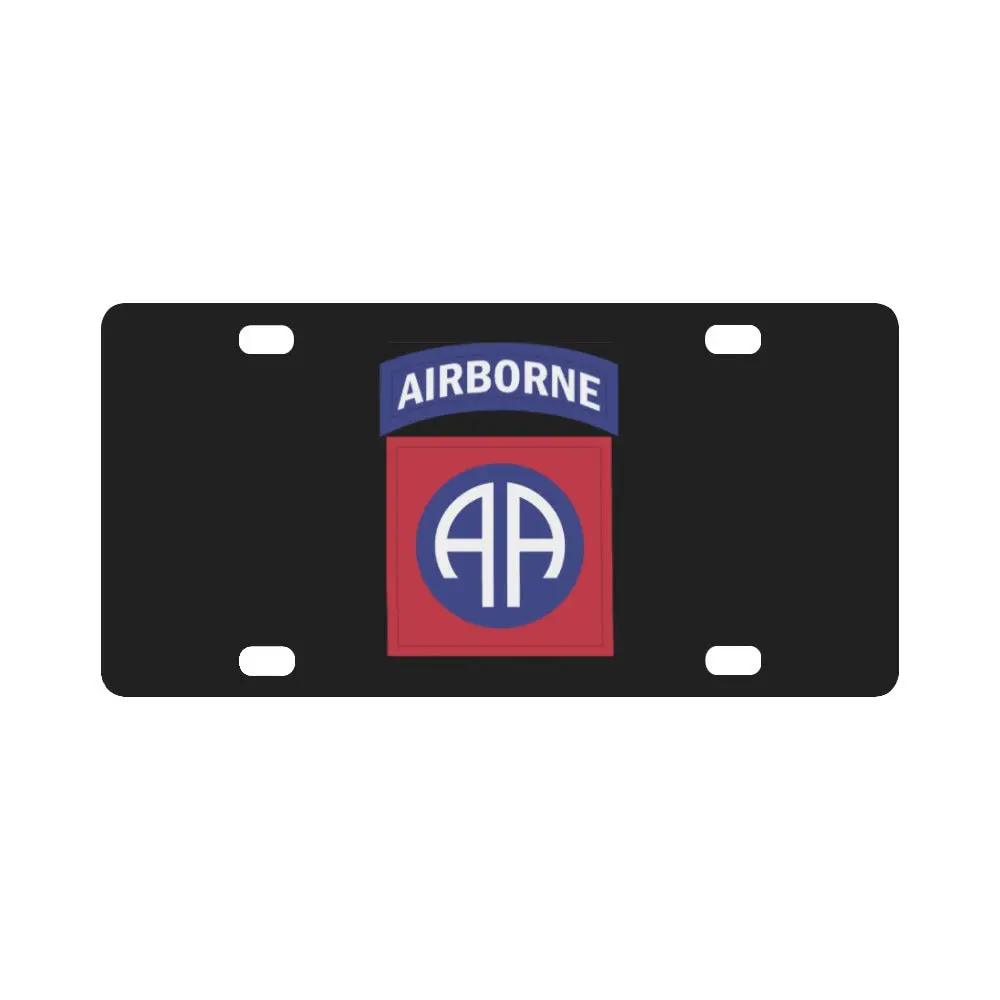 Ssi - 82D Airborne Division X 300 Classic License Plate 1