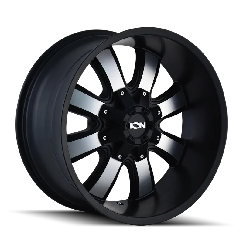 Ion Type 189 Satin Black/Machined Face Alloy Wheel – 20X9, 5X139.7, +18Mm Offset, 110Mm Hub Bore 1