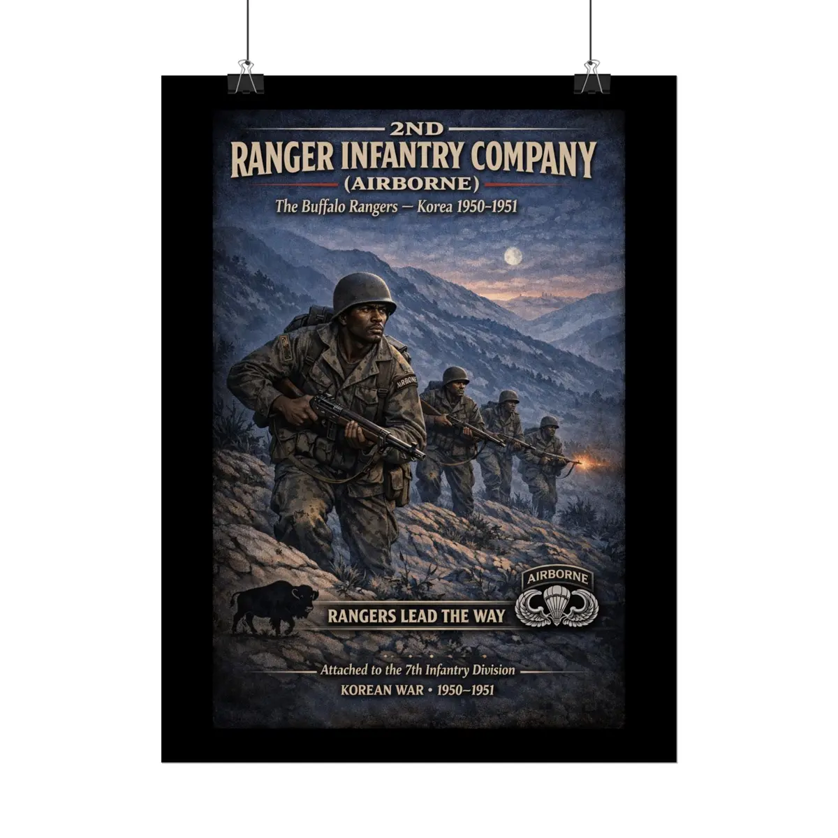 Rolled Posters - 2Nd Ranger - Buffalo Rangers 7