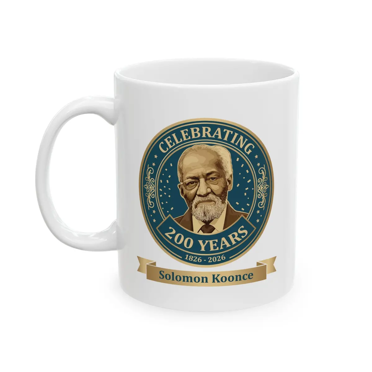 White Ceramic Mug — Solomon Koonce (11Oz/15Oz) 1