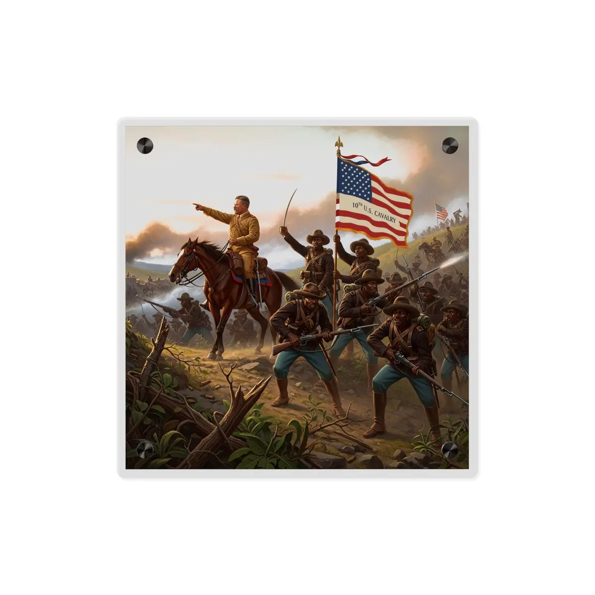 Acrylic Wall Art Panel - Charge Up Janjuan Hill 10