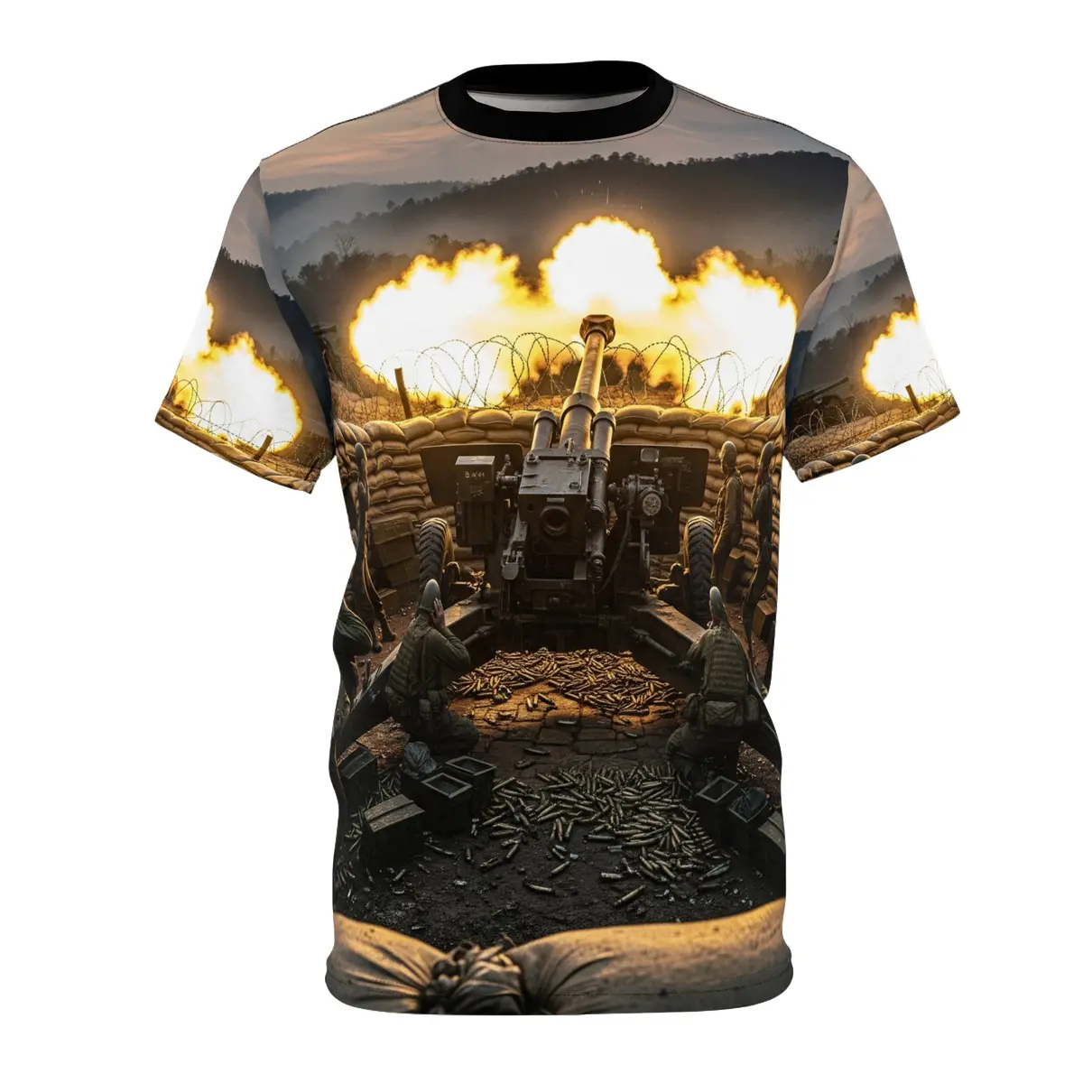Vietnam War Artillery Fire Unisex Tee 1