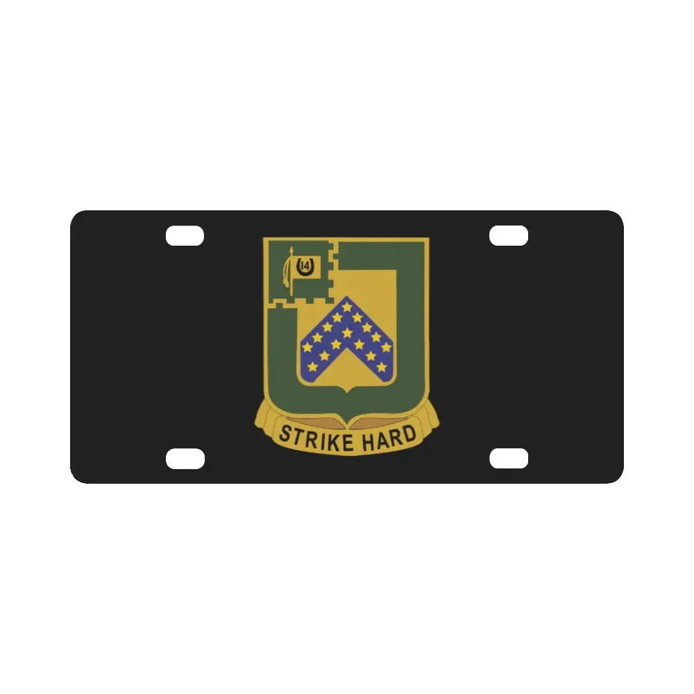 Army - 16Th Cavalry Regiment Wo Txt Classic License Plate 1