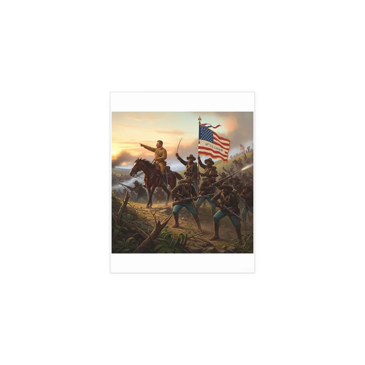 Indoor And Outdoor Silk Posters - Charge Up Janjuan Hill 3