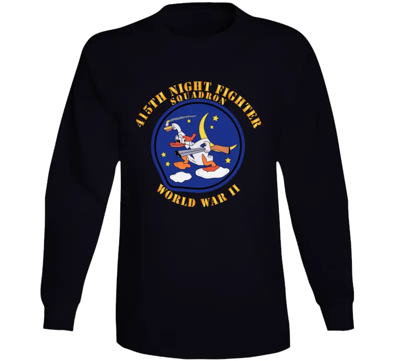 Aac - 415Th Night Fighter Squadron - Wwii V1 Long Sleeve 2