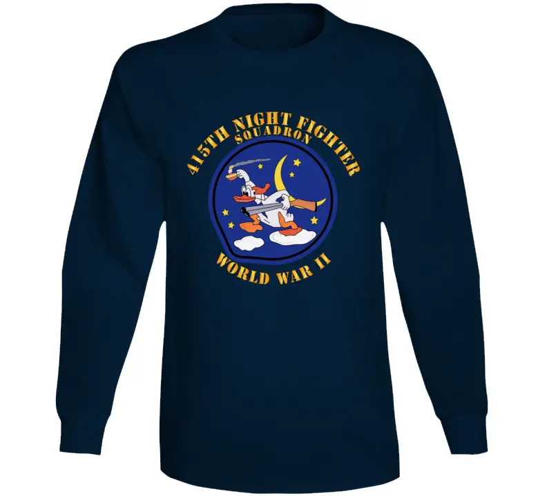 Aac - 415Th Night Fighter Squadron - Wwii V1 Long Sleeve 3