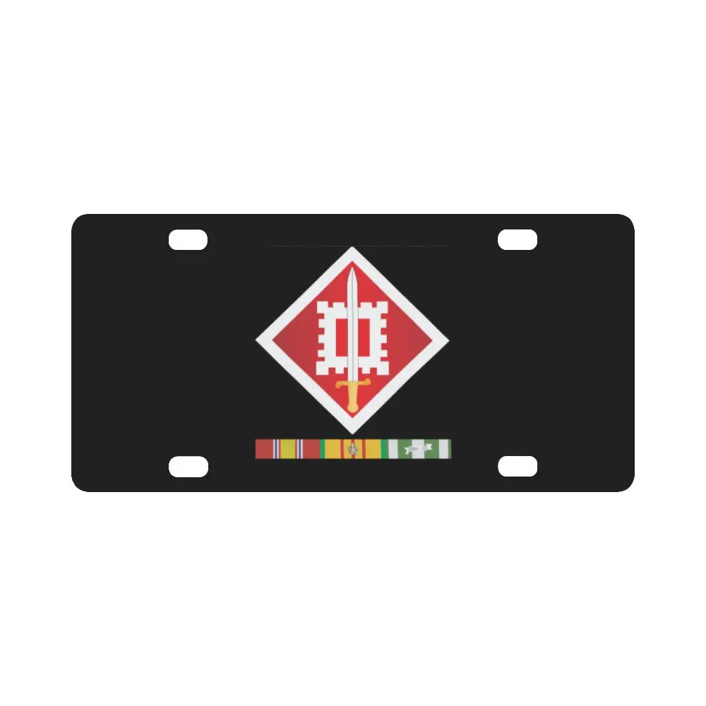 Army - 18Th Engineer Brigade Vietnam - Vietnam War W Svc Wo Txt X 300 Classic License Plate 1
