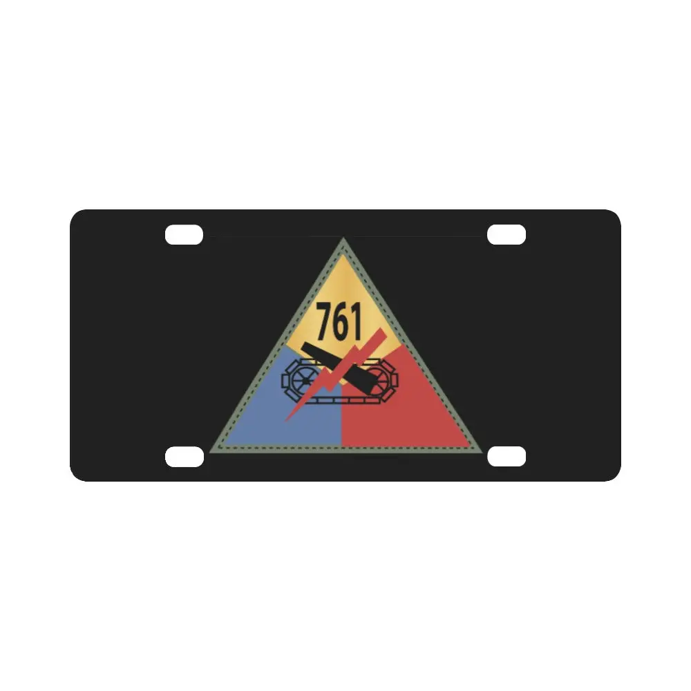 Ssi - 761St Tank Battalion X 300 Classic License Plate 1