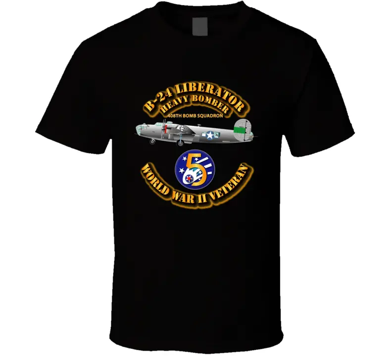 Aac - 22Bg - 408Th Bs - B-24 - 5Th Af T Shirt 1