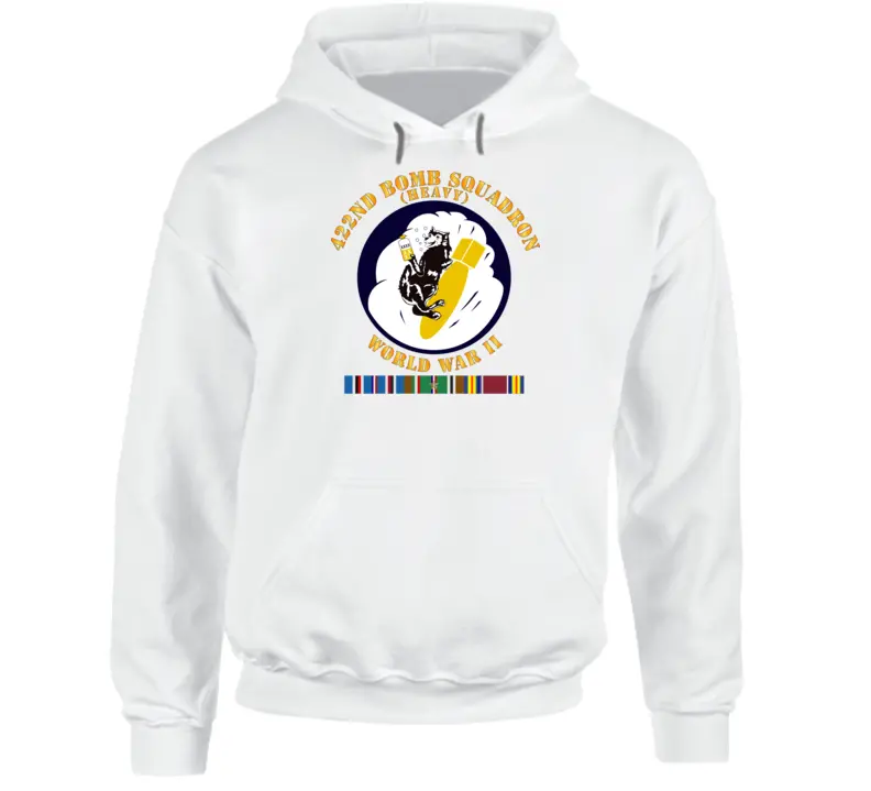 AAC 422nd Bomb Squadron WWII European Theater Service Hoodie