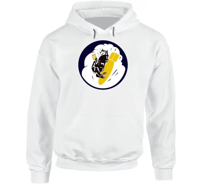 AAC 422nd Bomb Squadron WWII Vintage Military Hoodie