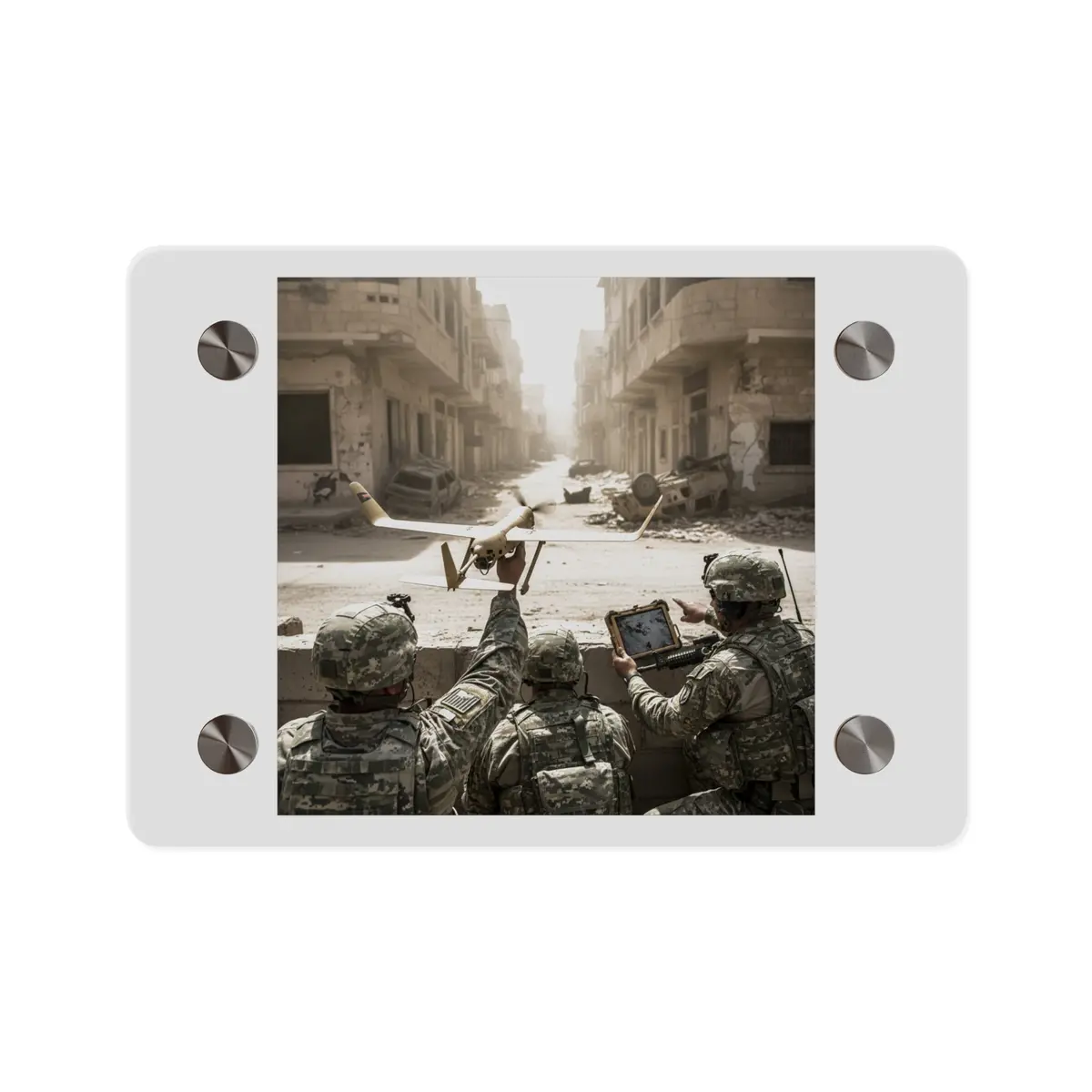 Acrylic Wall Art Panel - Uav Raven In Iraq War 1