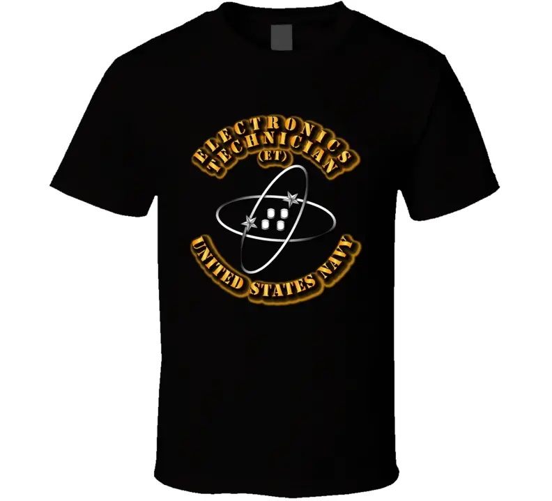 Navy - Rate - Electronics Technician T Shirt 1