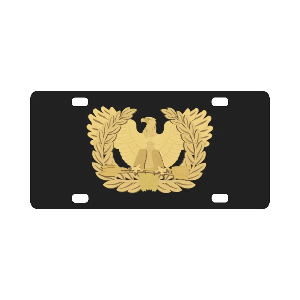Army - Emblem - Warrant Officer Insignia Wo Txt X 300 Classic License Plate 1