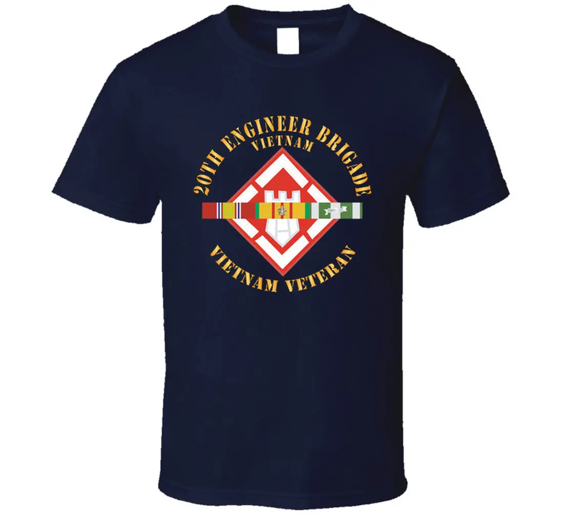 20Th Engineer Brigade With Vietnam Svc Ribbons - T-Shirts - Classic 4