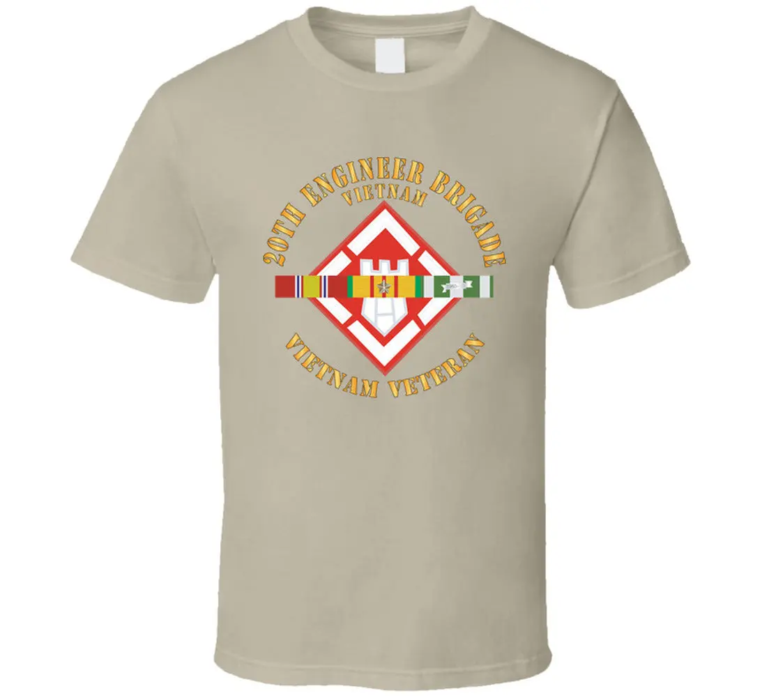 20Th Engineer Brigade With Vietnam Svc Ribbons - T-Shirts - Classic 6